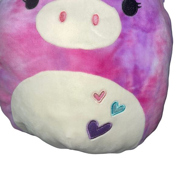 Squishmallows Plush Pillow Unicorn Lola Stuffed Animal Hearts Nursery Shower 15” - Picture 3 of 12